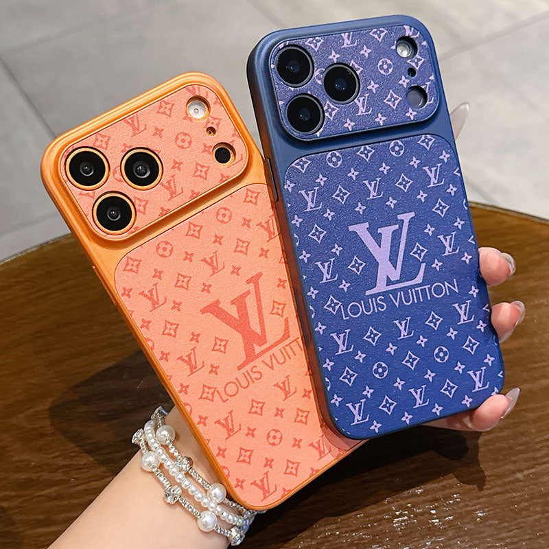 LV Monogram Sliding Camera Cover iPhone Case