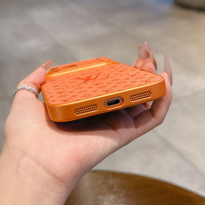 LV Monogram Sliding Camera Cover iPhone Case