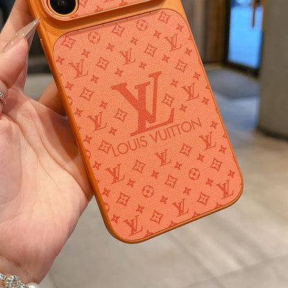 LV Monogram Sliding Camera Cover iPhone Case