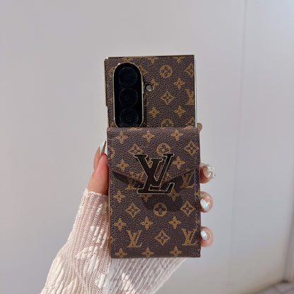 Gold Edition Monogram Fold Case | Wallet · Kickstand · Z Fold 7