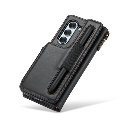 Secure Leather Case with Lanyard & Pen Holder