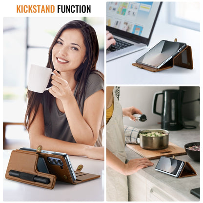 Secure Leather Case with Lanyard & Pen Holder