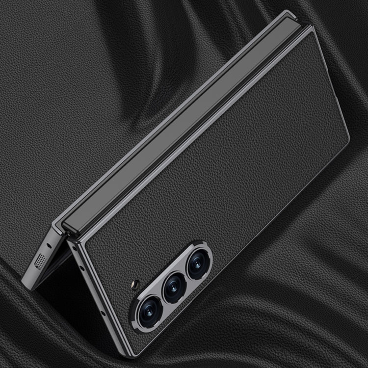 Plating Leather Full Coverage Case