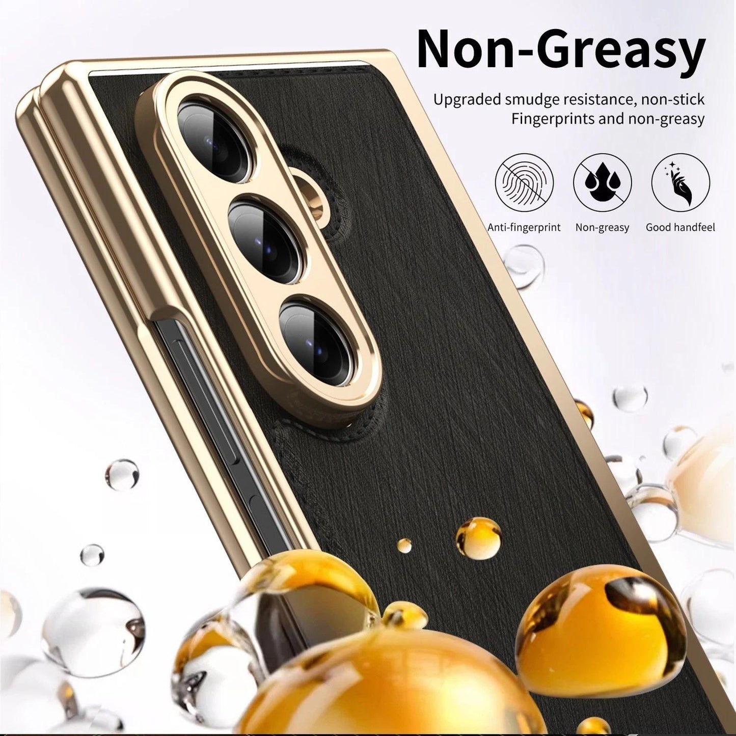 Slim Leather Case with Screen Protector