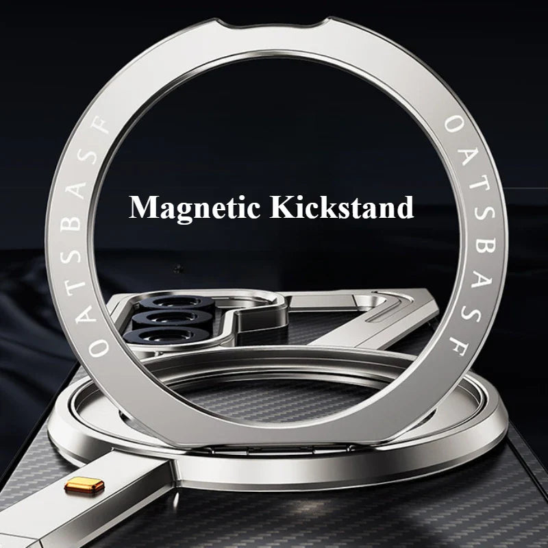 Z-Shape Magnetic Case with Metal Stand