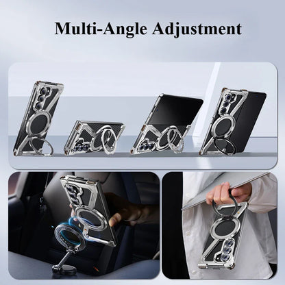 Z-Shape Magnetic Case with Metal Stand