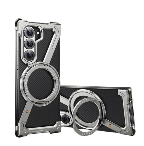 Z-Shape Magnetic Case with Metal Stand