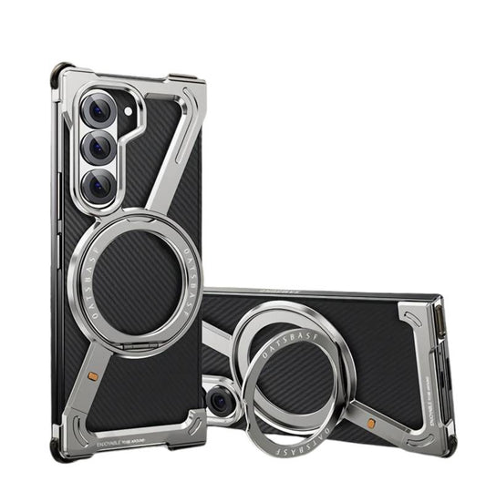 Z-Shape Magnetic Case with Metal Stand