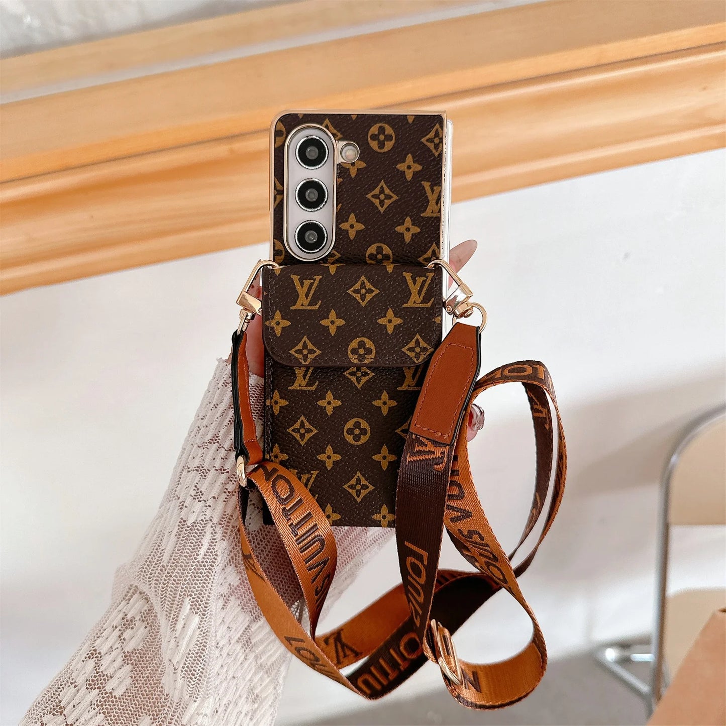 LuxeCarry™ Crossbody Wallet Case for Z Fold