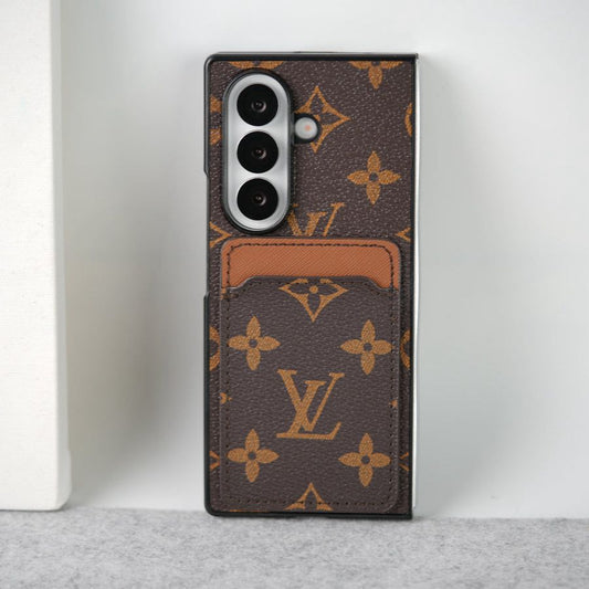 Luxury  Pattern Z Fold Case with Card Slot