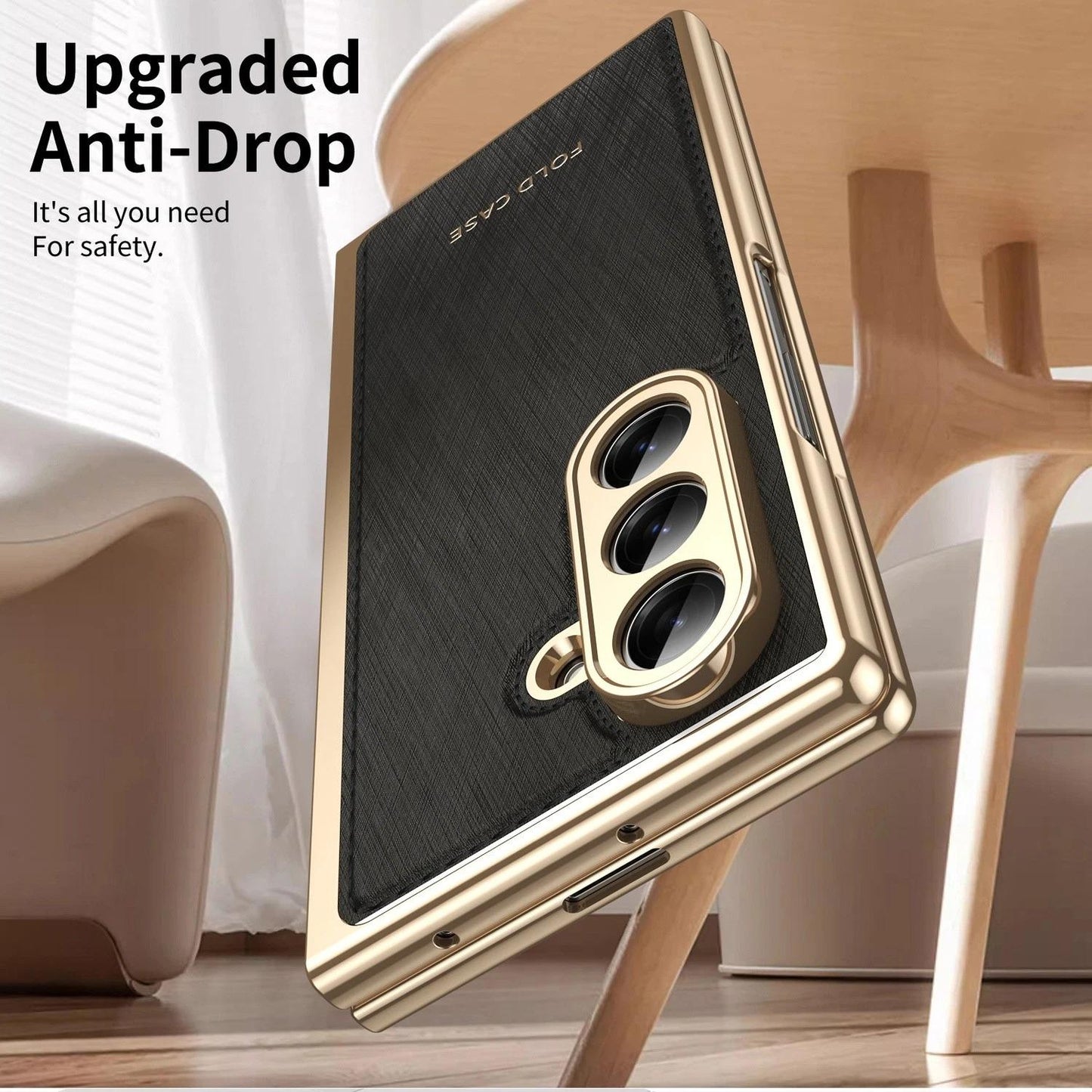 Slim Leather Case with Screen Protector