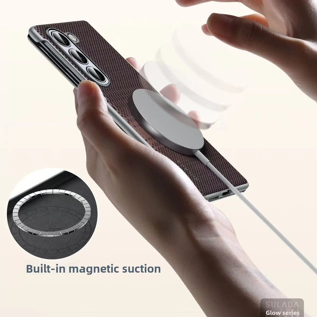 Luxury Kevlar Woven Magnetic Case