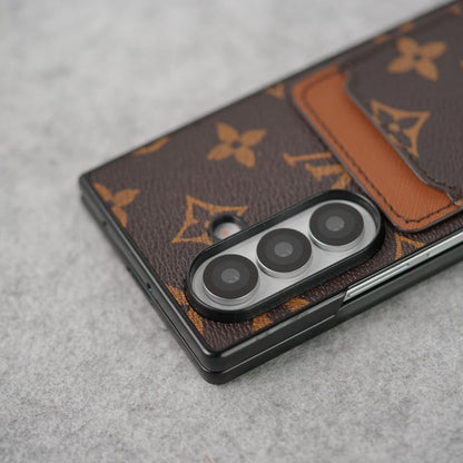 Luxury  Pattern Z Fold Case with Card Slot