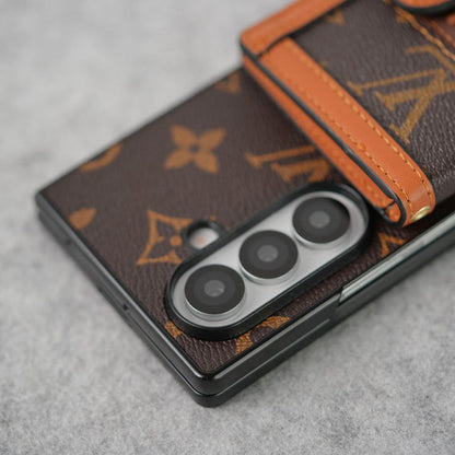 Premium Designer Phone Case with Wallet & Strap