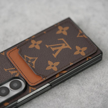 Luxury  Pattern Z Fold Case with Card Slot