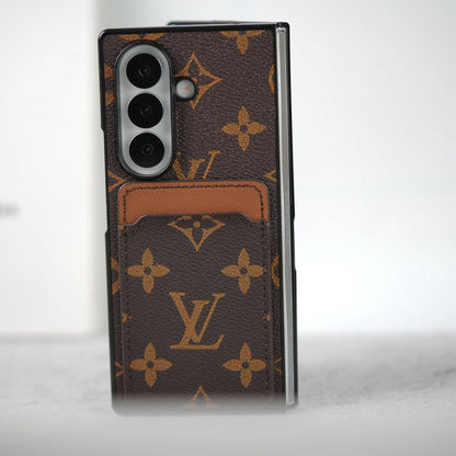 Luxury  Pattern Z Fold Case with Card Slot